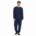 Men Fall Pajama Set Dark Blue Buttoned Sweatshirt + Pants